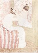 Mary Cassatt The hair style oil painting picture wholesale